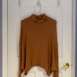 Free People Slouchy Long Sleeve Turtleneck